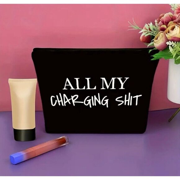 Charging Sh*t" Zipper Pouch - Picture 4 of 4